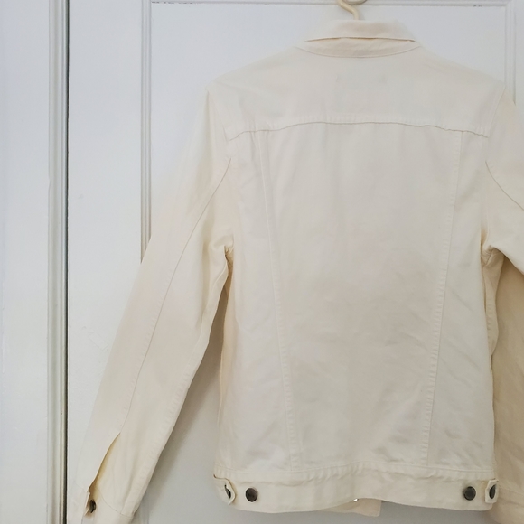 J Brand White Denim Jacket - Picture 5 of 9